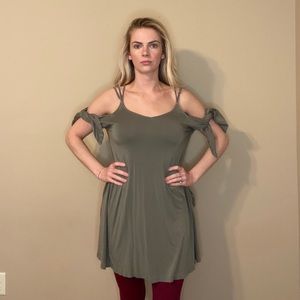 Green summer dress